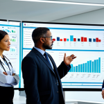 **

"A diverse group of healthcare professionals analyzing health data on a large screen in a brightly lit, modern office. Charts and graphs depicting various health indicators are visible. Everyone is fully clothed in professional attire. Safe for work. Appropriate content. Professional. Perfect anatomy, correct proportions, natural pose. High quality, detailed, epidemiological study, public health policy, data visualization."

**