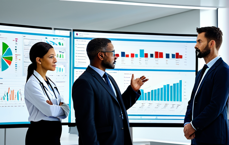 **

"A diverse group of healthcare professionals analyzing health data on a large screen in a brightly lit, modern office. Charts and graphs depicting various health indicators are visible. Everyone is fully clothed in professional attire. Safe for work. Appropriate content. Professional. Perfect anatomy, correct proportions, natural pose. High quality, detailed, epidemiological study, public health policy, data visualization."

**
