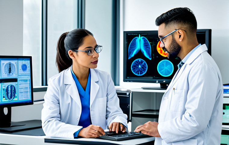 **

"A diverse team of healthcare professionals in lab coats, conducting research in a modern laboratory, analyzing data on a computer screen. Safe for work, appropriate content, fully clothed, professional, perfect anatomy, natural proportions, well-lit, professional photography, scientific atmosphere, modest clothing, family-friendly."

**