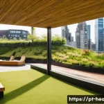 보건학과 환경 보건 연구 - **Urban Oasis for Well-being:** A diverse group of people, including young adults, seniors, and pare...