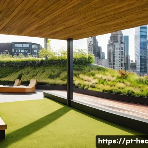 보건학과 환경 보건 연구 - **Urban Oasis for Well-being:** A diverse group of people, including young adults, seniors, and pare...