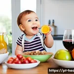 보건학과 치매 예방 - The Vibrant Mediterranean Diet for Brain Health**
    "A vibrant and inviting scene capturing a fami...