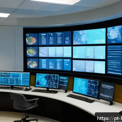 Home 30 보건학 박사 논문 주제 - A futuristic healthcare control room in a Brazilian urban hospital, showcasing diverse healthcare pr...